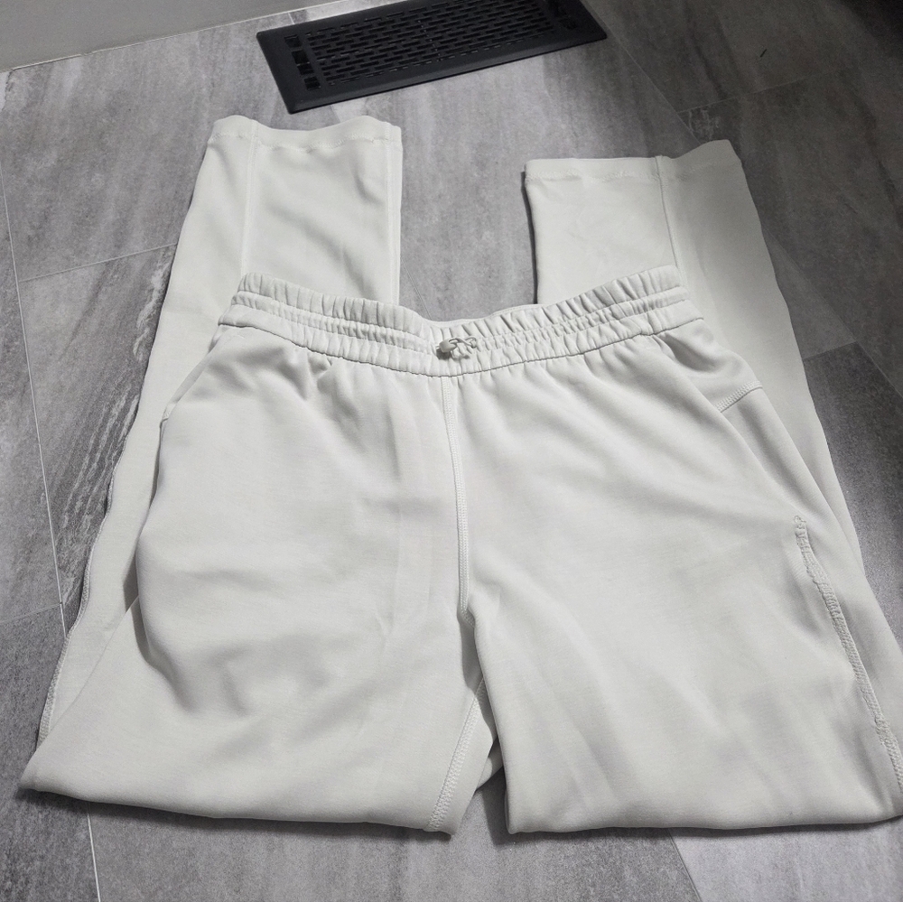 lululemon Cream Sweatpants Drawstring Waist 8